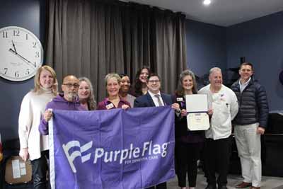 Senior living communities gain accreditation through Purple Flag for Dementia Care