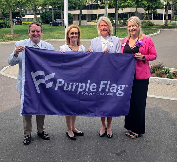 Norwalk proudly holds Purple Flag for Dementia Care