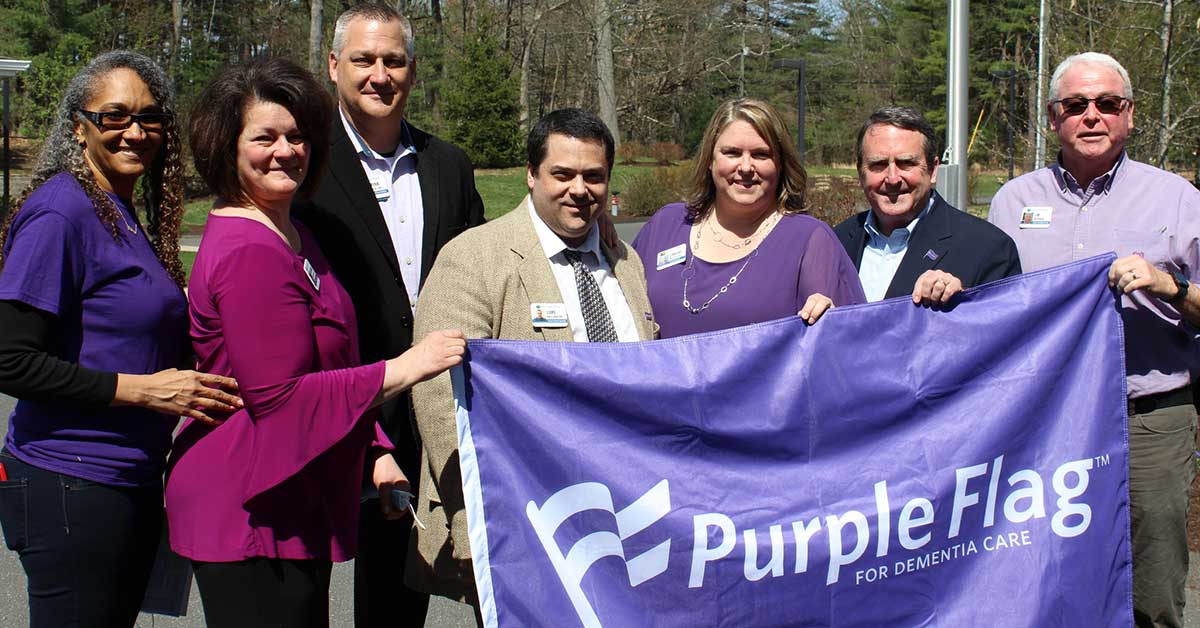 Farmington Ceremony Purple Flag