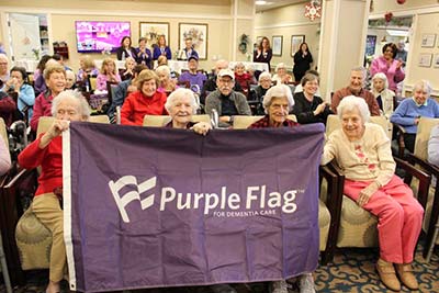 Purple Flag for Alzheimers care